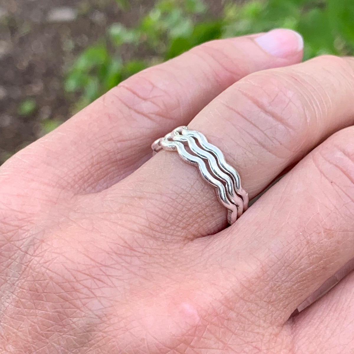 y.mm　Jill Platner/ Wavy Stack Ring JILL PLATNER 