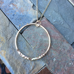 Ring of Fire Necklace ~ Goldfilled