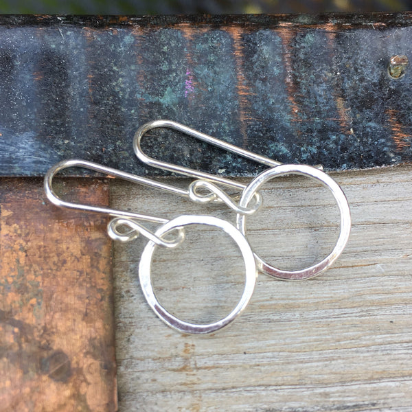 Tiny Circle Earrings