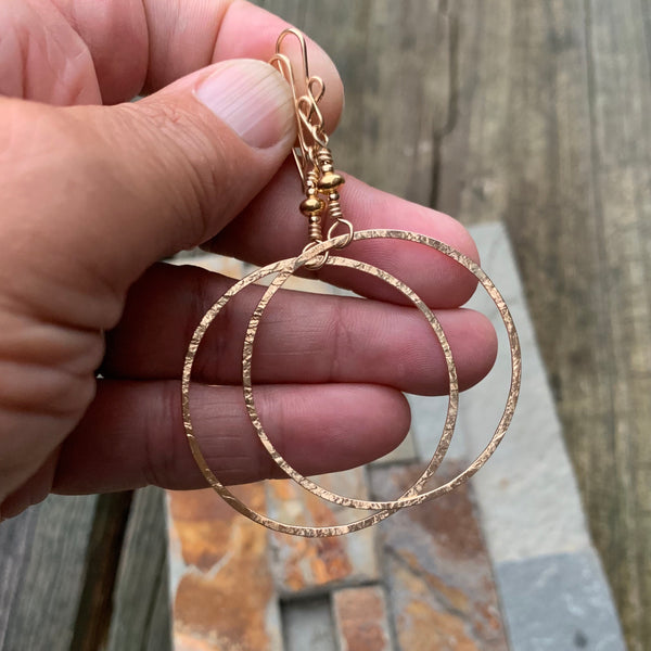 Giant Hoops ~ Goldfilled