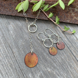 Through the Loop Necklace ~ Copper