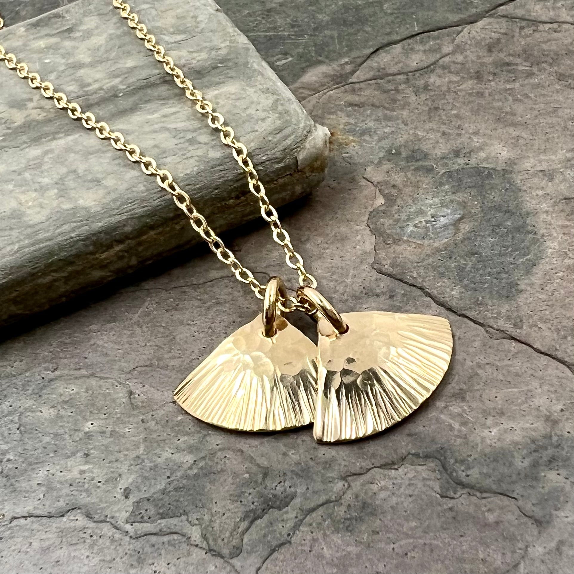 Tiny Wings Necklace ~ 14kt Goldfilled